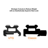 Leapers UTG - Super Slim Picatinny Riser Mount 1/2" Height, 13 Slots