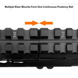 Leapers UTG - Super Slim Picatinny Riser Mount 1/2" Height