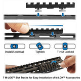 Leapers UTG - PRO AR-15 Super Slim M-LOK Carbine Rail - Black
