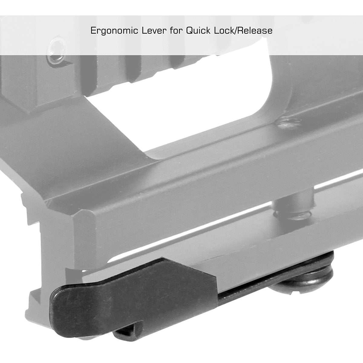 Leapers UTG - PRO Quick Detach AK Side Mount - Black