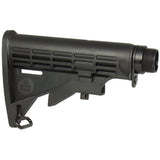Leapers UTG - Model 4 6-Position Mil-Spec Stock Assembly - Black
