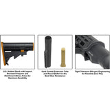 Leapers UTG - Model 4 6-Position Mil-Spec Stock Assembly - Black
