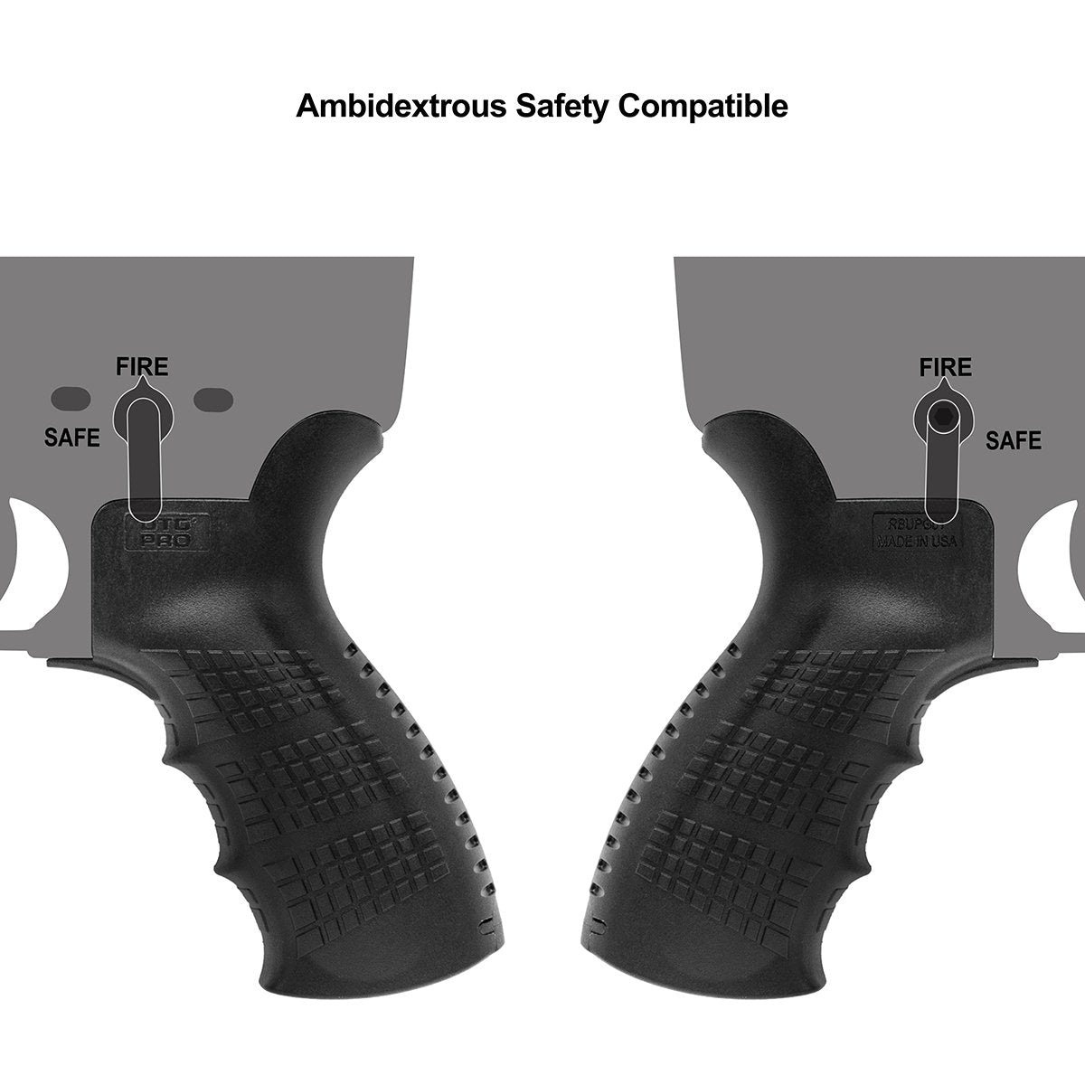 Leapers UTG - PRO AR15 Ambidextrous Pistol Grip - Black