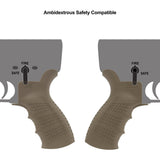 Leapers UTG - PRO AR15 Ambidextrous Pistol Grip - FDE