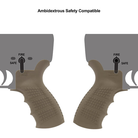 Leapers UTG - PRO AR15 Ambidextrous Pistol Grip - FDE