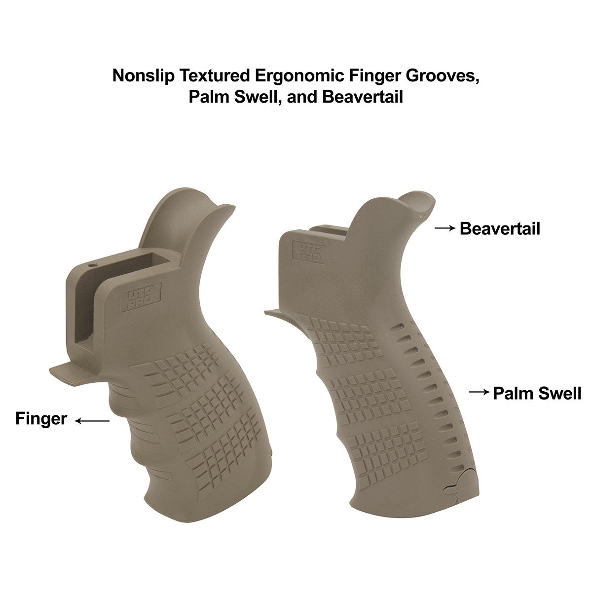 Leapers UTG - PRO AR15 Ambidextrous Pistol Grip - FDE