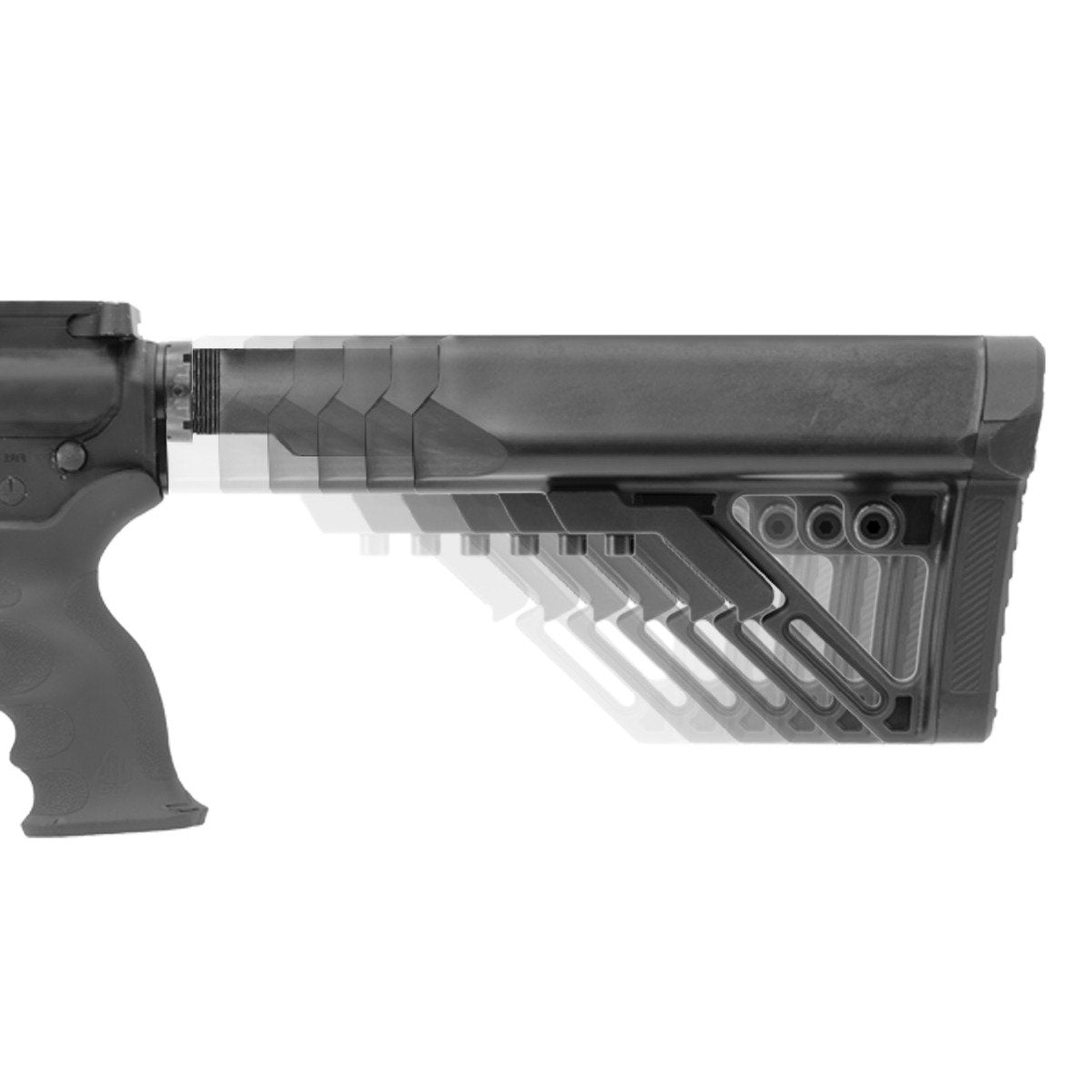 Leapers UTG - Model 4 Combat Ops S1 Stock Kit - Black