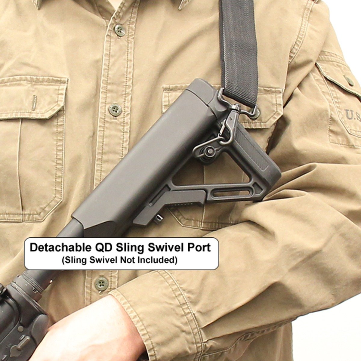 Leapers UTG - Model 4 Combat Ops S1 Stock Kit - Black