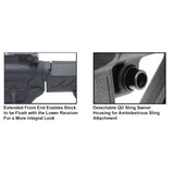 Leapers UTG - PRO Model 4 S2 Stock - Black