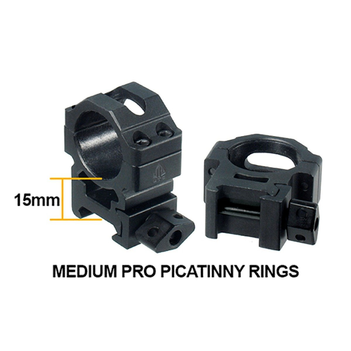 Leapers UTG - PRO Max 1" Medium Picatinny Rings - Black