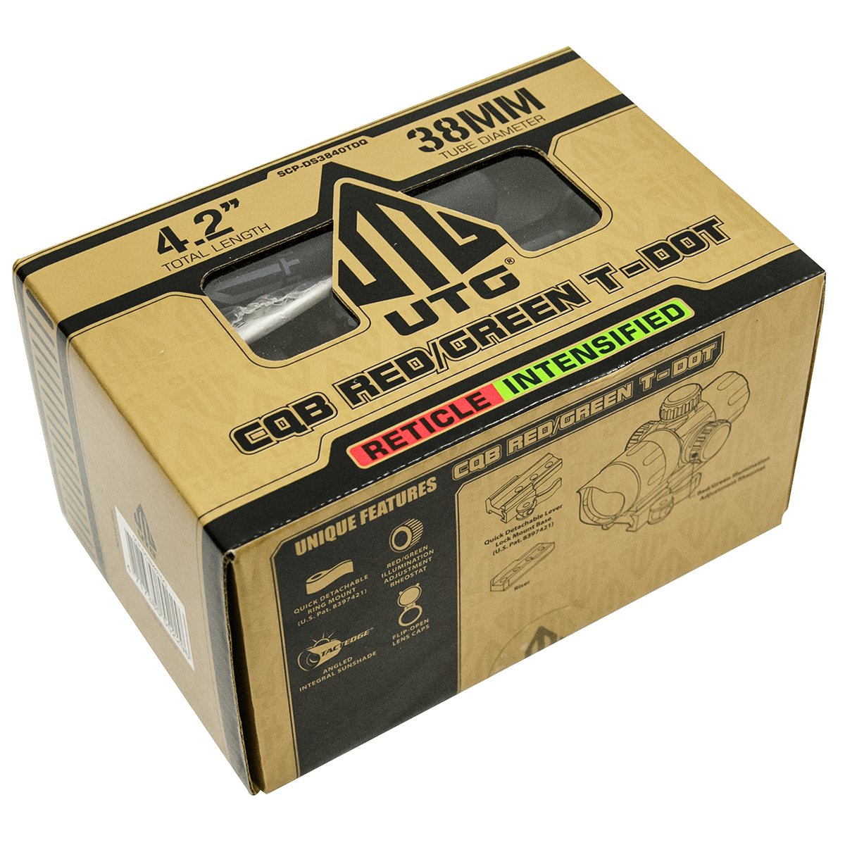 Leapers UTG - ITA Red/Green T-Dot with QD Mount