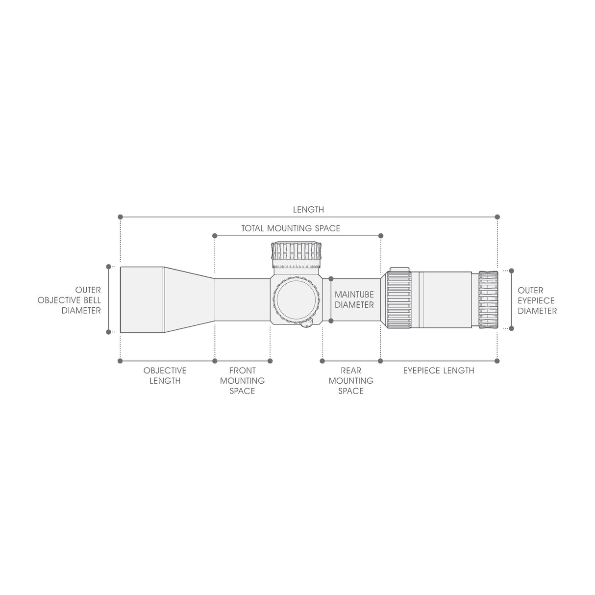 UTG - 3-9X32 BugBuster AO Rifle Scope with Mil-dot Reticle