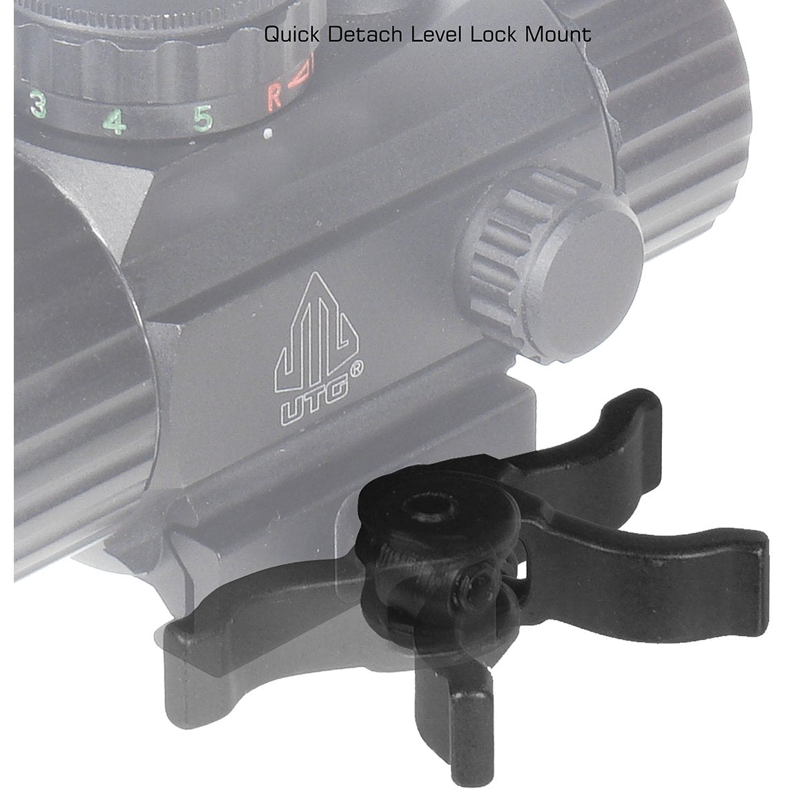 UTG - 3.8" ITA Red/Green Circle Dot Sight with Mount