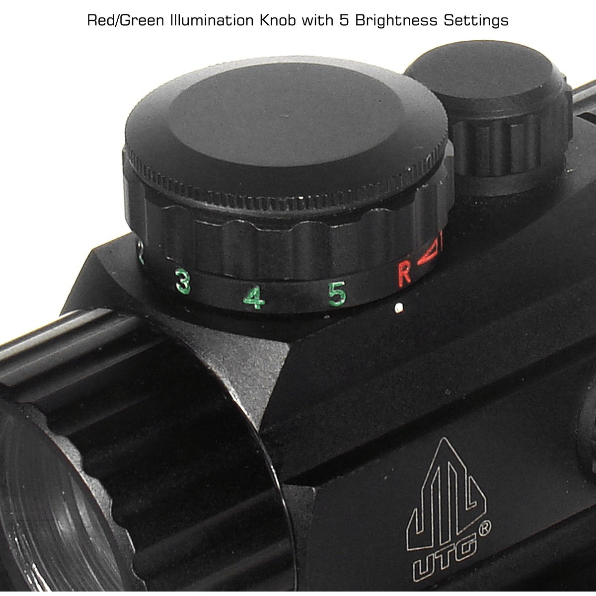 UTG - 3.8" ITA Red/Green Circle Dot Sight with Mount
