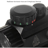 UTG - 3.8" ITA Red/Green Circle Dot Sight with Mount