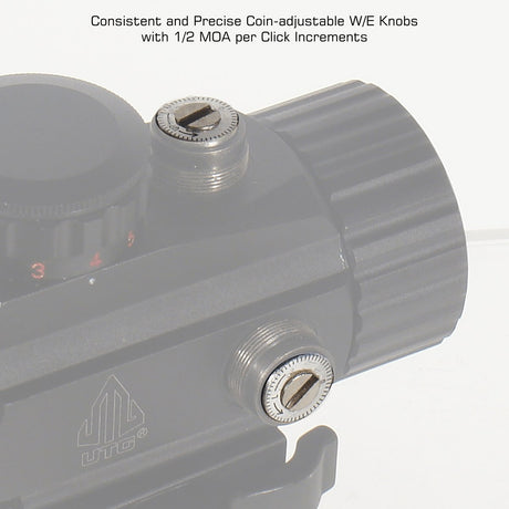 UTG - 3.8" ITA Red/Green Circle Dot Sight with Mount