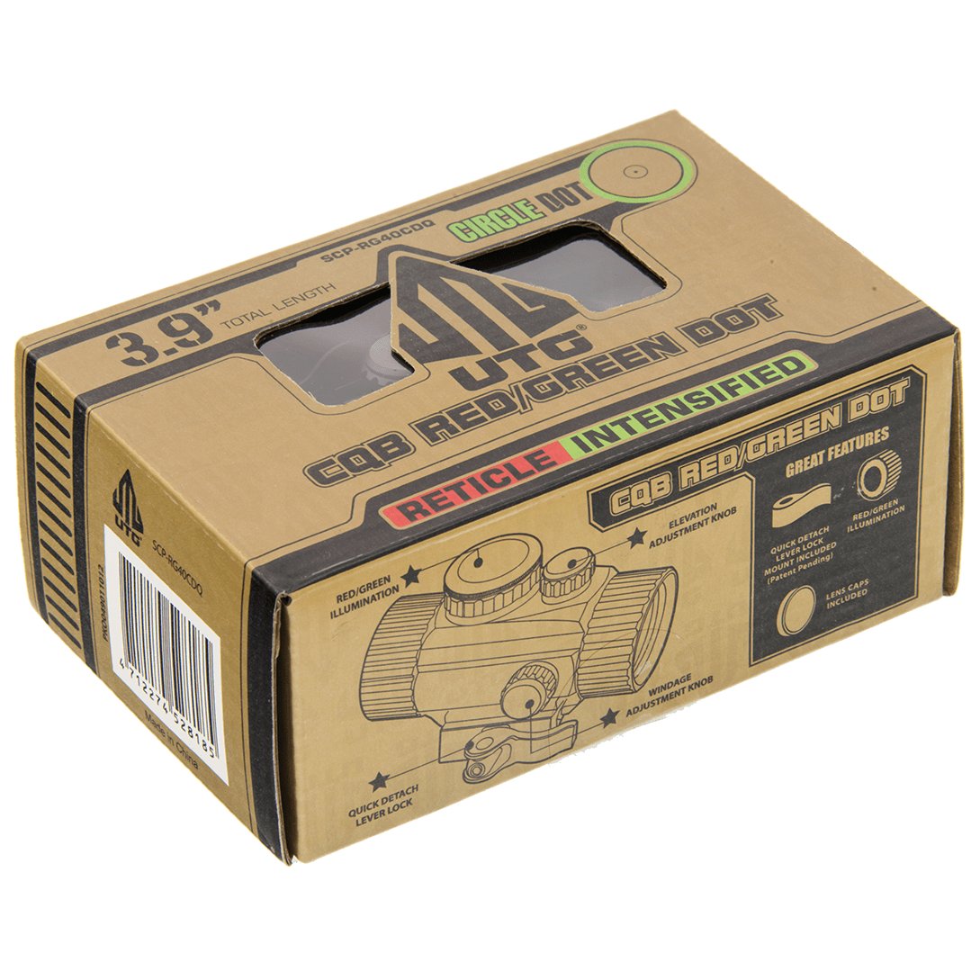UTG - 3.8" ITA Red/Green Circle Dot Sight with Mount