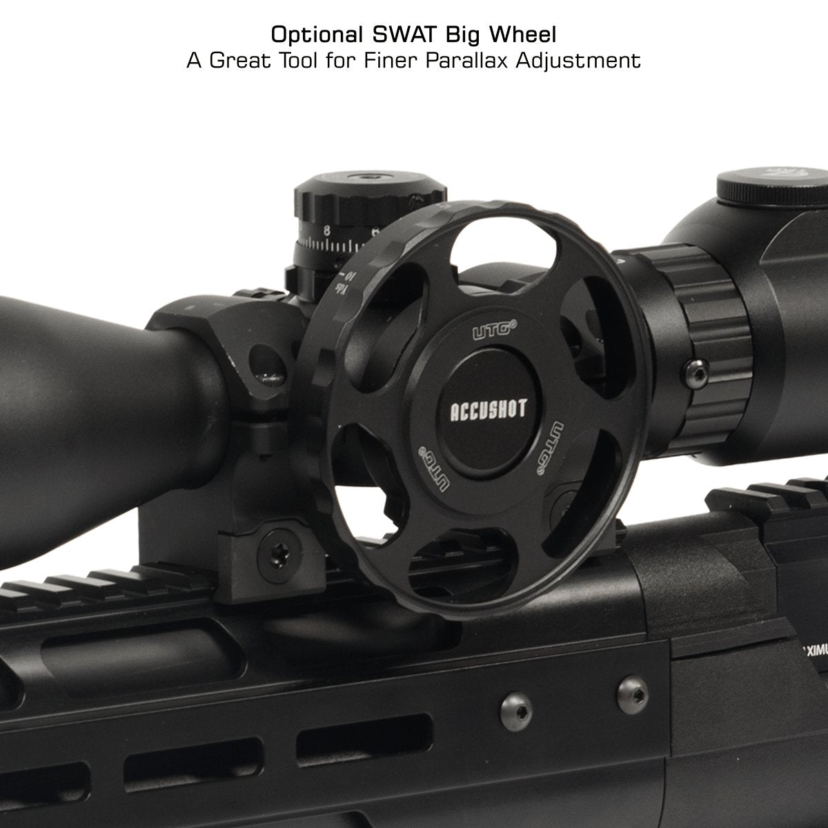 Leapers UTG - 3-12X44 SWAT Compact Rifle Scope with Rings