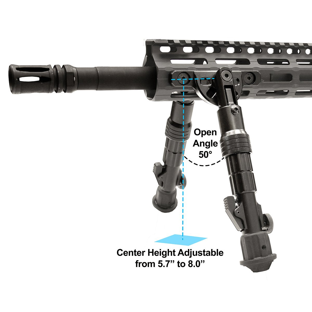 Leapers UTG - Recon Flex M-LOK Bipod - Black