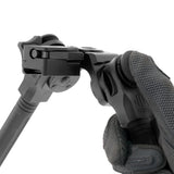 Leapers UTG - Over Bore 7-11" Picatinny Bipod - Black
