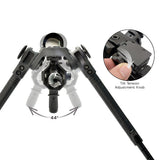 Leapers UTG - Over Bore 7-11" Picatinny Bipod - Black