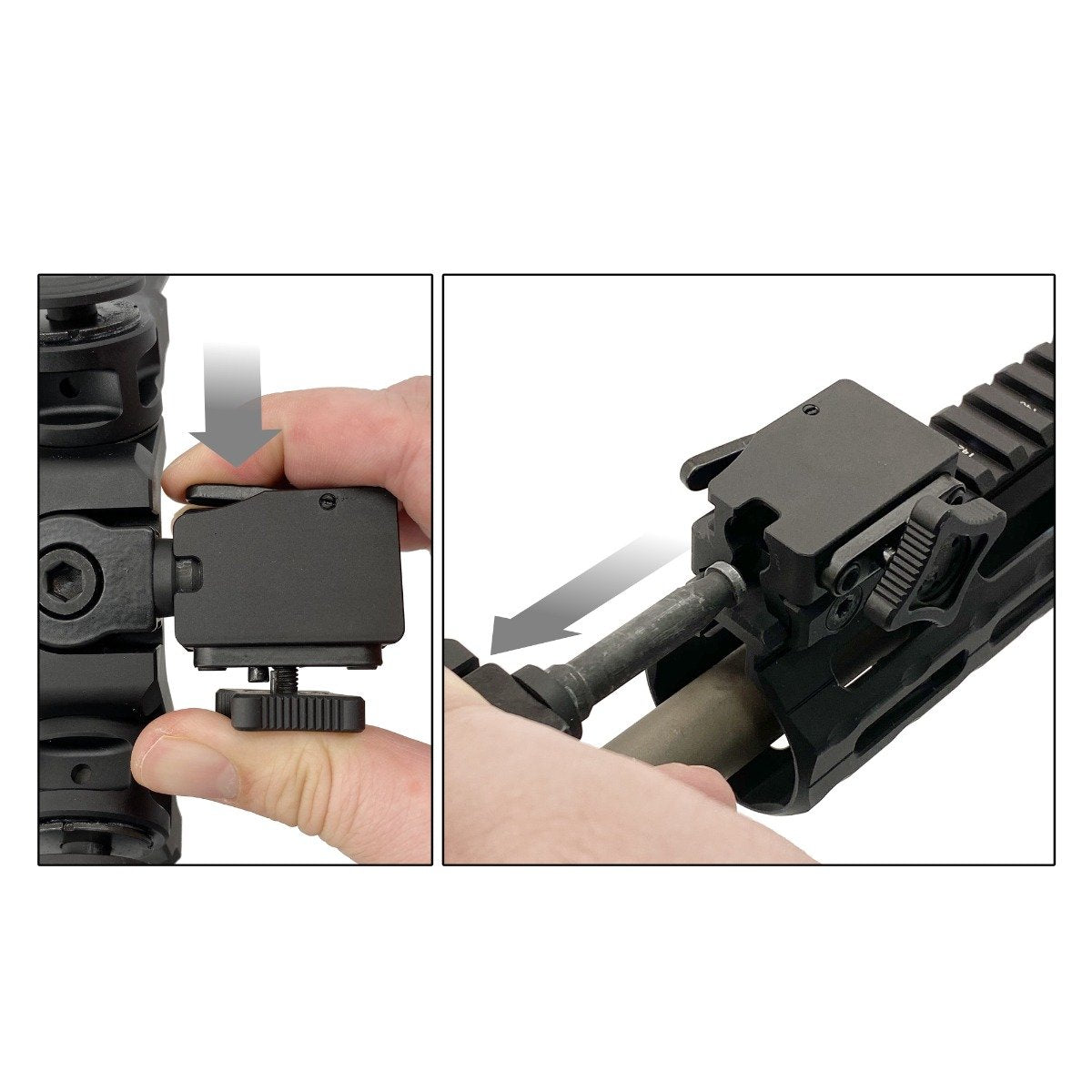 Leapers UTG - Over Bore 7-11" Picatinny Bipod - Black