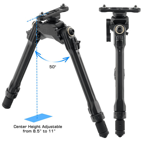 Leapers UTG - PRO TBNR 8.5-11" M-LOK Bipod - Black