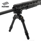 Leapers UTG - PRO TBNR 7-9" Picatinny Bipod - Black