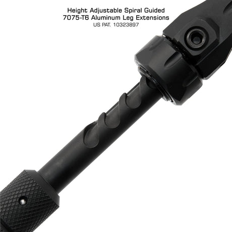 Leapers UTG - PRO TBNR 7-9" Picatinny Bipod - Black