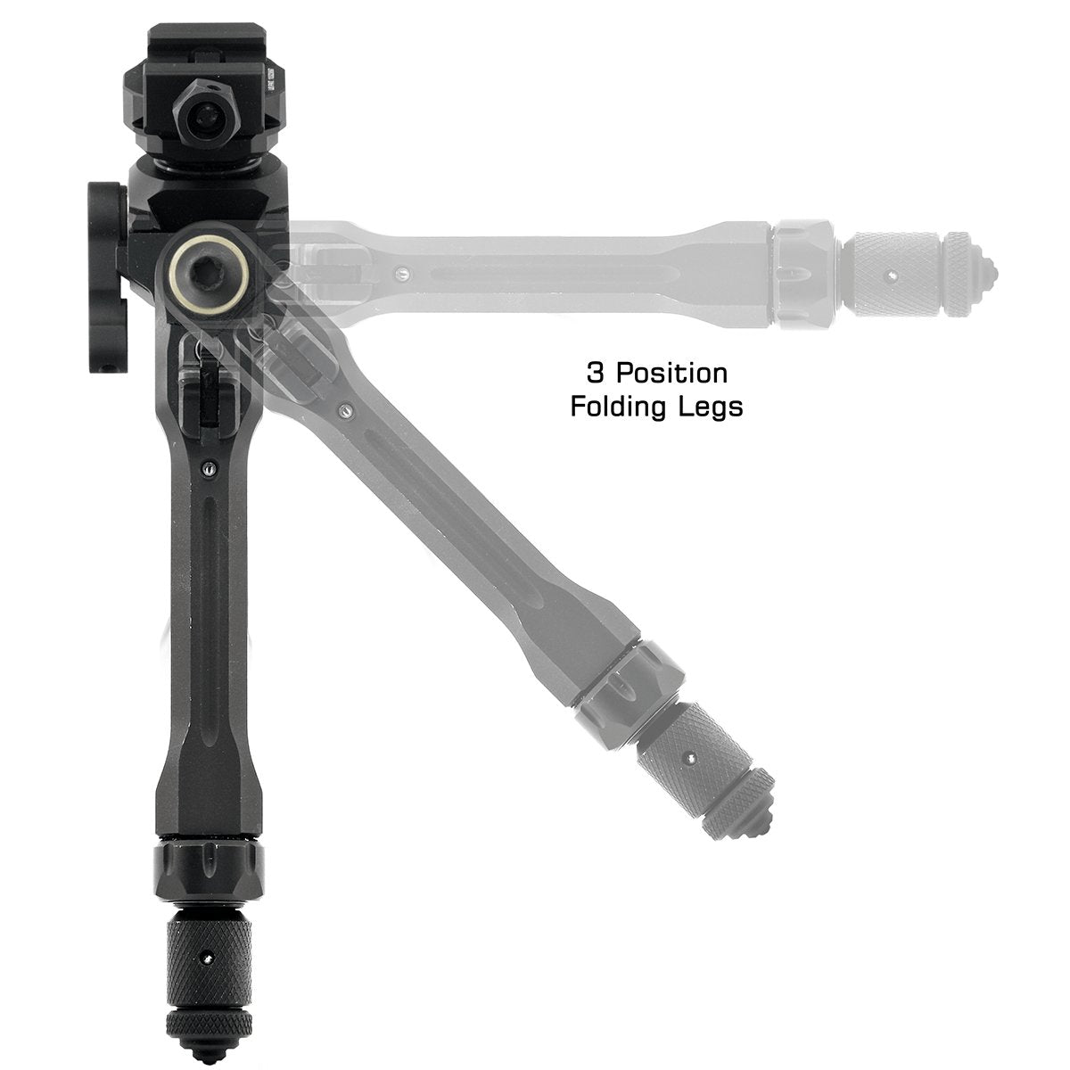 Leapers UTG - PRO TBNR 7-9" Picatinny Bipod - Black