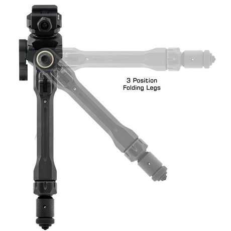 Leapers UTG - PRO TBNR 7-9" Picatinny Bipod - Black