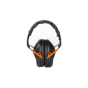 Walkers - Passive Folding Earmuff Black/Orange