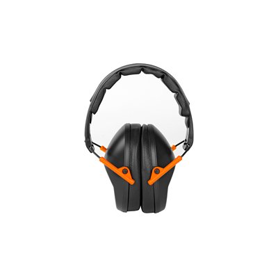 Walkers - Passive Folding Earmuff Black/Orange