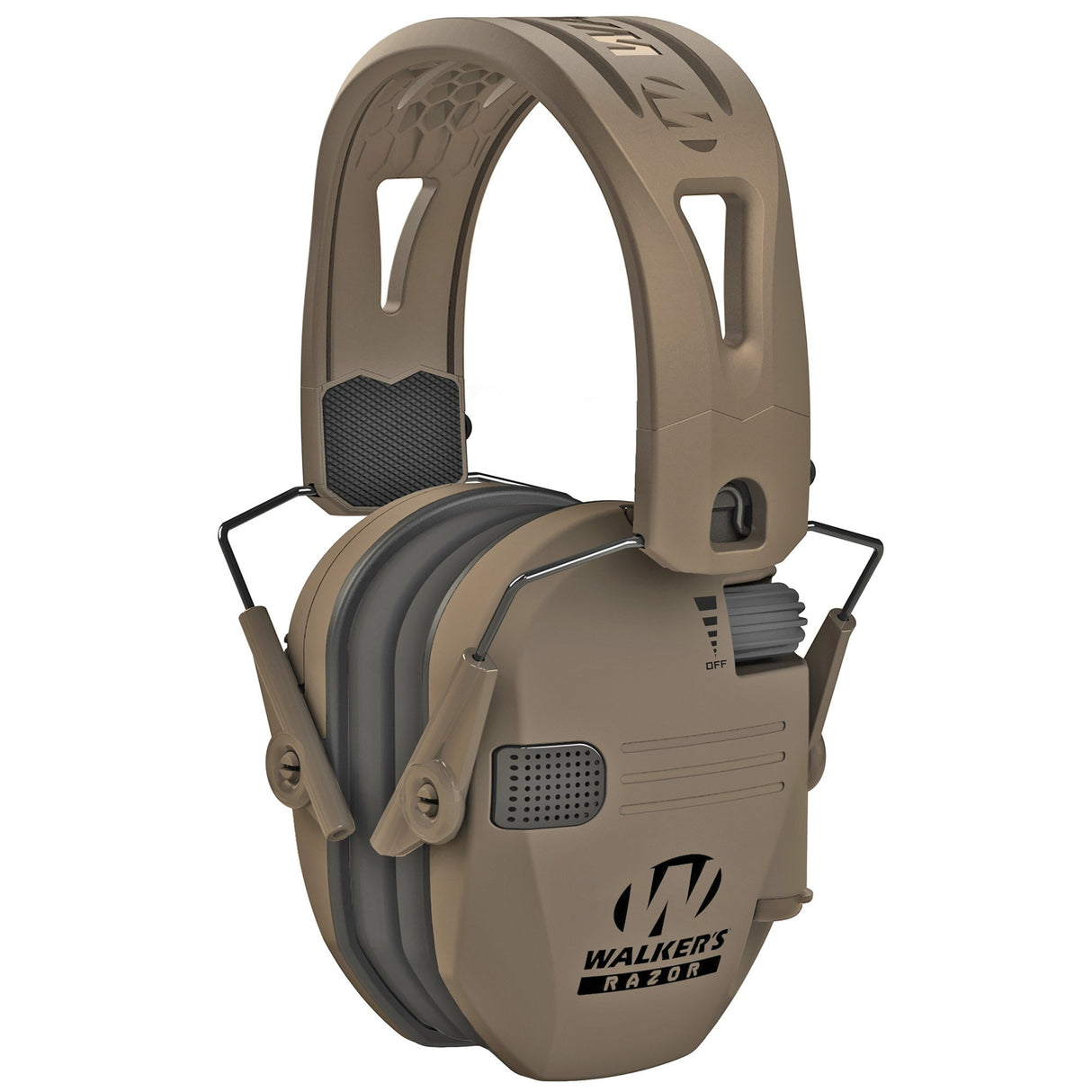 Walkers - Razor Electronic Earmuff with FDE Headband