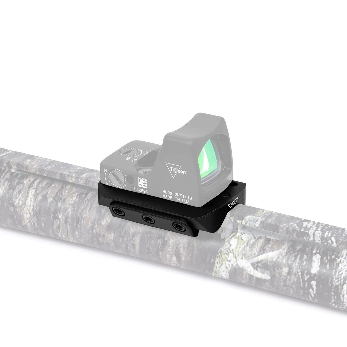 Warne - Red Dot Shotgun Reflex Mount - Black