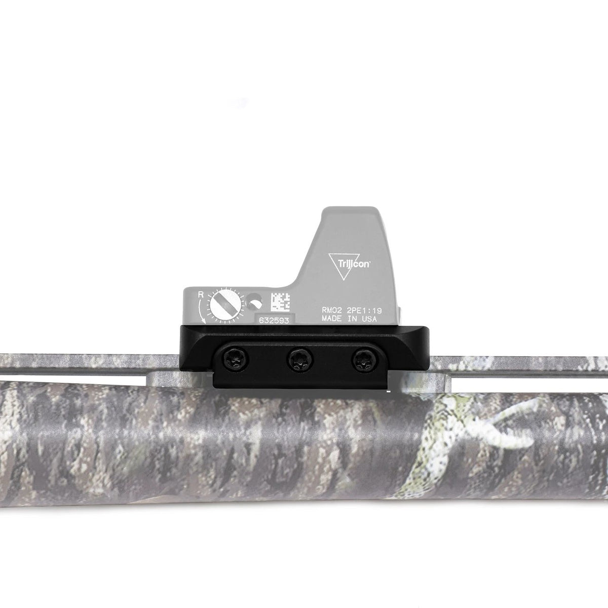 Warne - Red Dot Shotgun Reflex Mount - Black