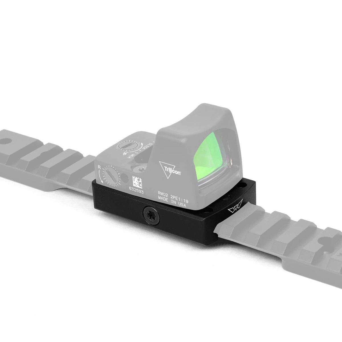 Warne - Red Dot Riser Low Pro Reflex Mount for Picatinny