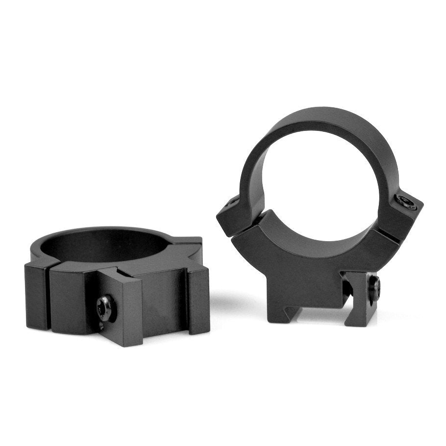 Warne - 7.3 Series 1" Medium Rimfire Rings - Matte Black