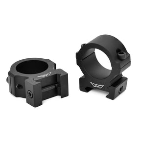 Warne - Vapor Horizontal 1" Scope Rings Medium - Black