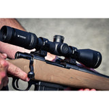 Warne - Vapor Horizontal 1" Scope Rings Medium - Black