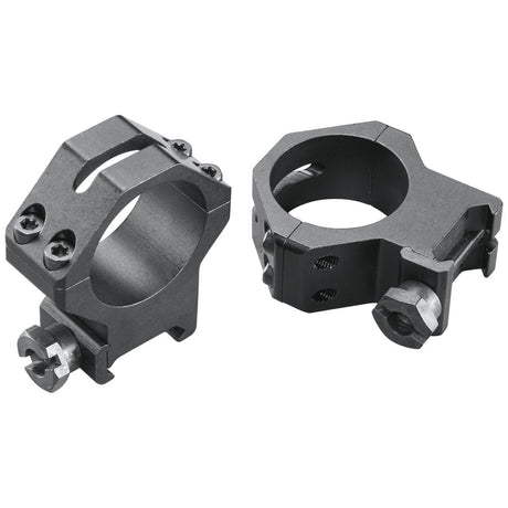 Weaver - 4 Hole Tactical 30mm High Rings - Matte Black