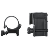Weaver - Top Mount Rings 1" Dual Extension - Matte Black