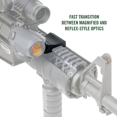 Weaver - Offset Rail Adapter for Picatinny, Black