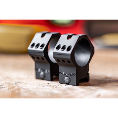 Weaver - 6 Hole Tactical 34mm High Rings for Picatinny