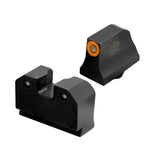 XS Sights - R3D Night Sights for Glock - Suppressor Height, Orange