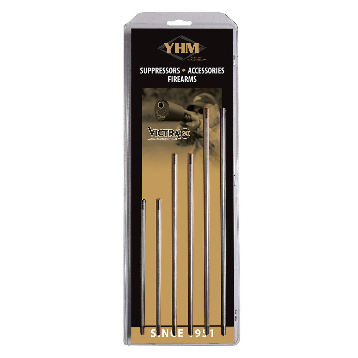 Yankee Hill Machine - VICTRA-12 Assembly Rod Kit - Black