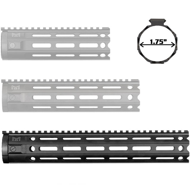 Yankee Hill Machine - MR7 M-LOK Handguard for AR-15, 12.25"