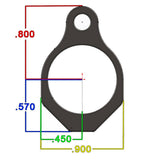 Yankee Hill Machine - Low Profile Gas Block .750" Screw - Black