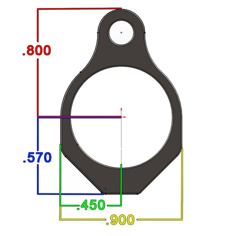Yankee Hill Machine - Low Profile Gas Block .750" Screw - Black