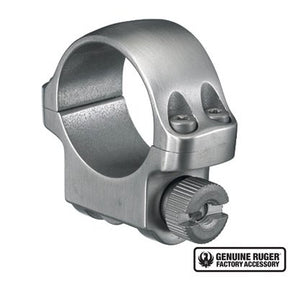 Ruger - 3K Low Scope Ring with Stainless Finish